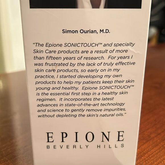 NEW NEVER USED EPIONE BEVERLY HILLS SONIC TOUCH CLEANSING SYSTEM - Picture 10 of 10